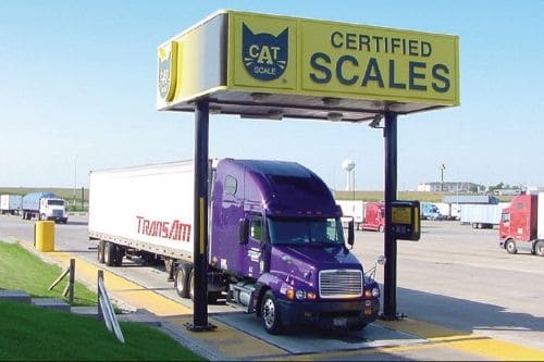 How to Weigh Your Truck or RV on a CAT Scale