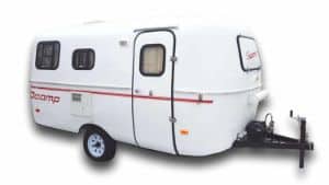 fiberglass Scamp camper trailer