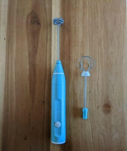 Blue Rechargeable Frother