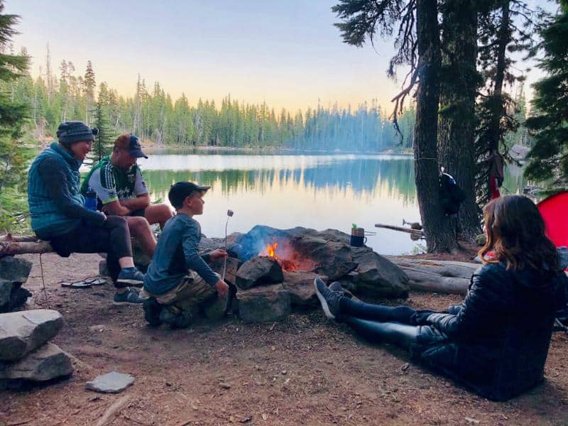 Long camping trips with kids